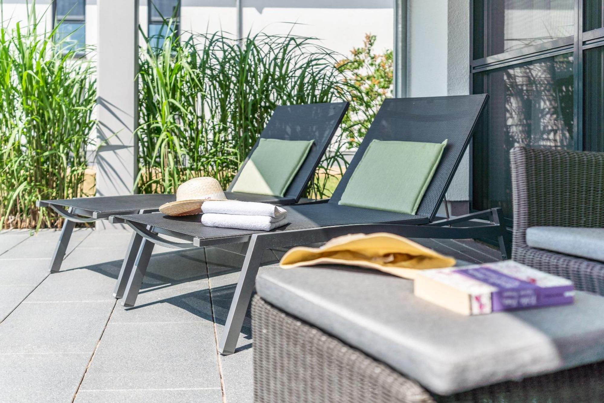 Terrassenwohnung "Inselhain" - Oase Am Haff Garz  Экстерьер фото
